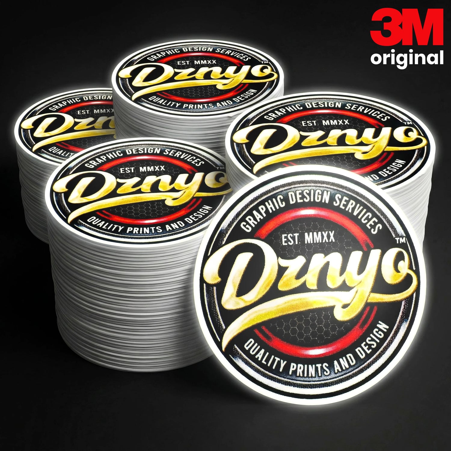 3M REFLECTIVE STICKERS