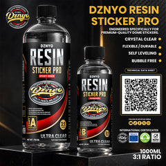 DZNYO Resin Sticker Pro – 3D Dome Sticker Coating Solution