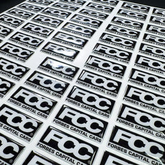 DZNYO Premium 3D Dome Stickers