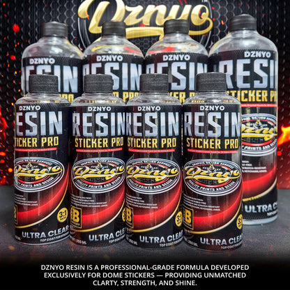 DZNYO Resin Sticker Pro – 3D Dome Sticker Coating Solution