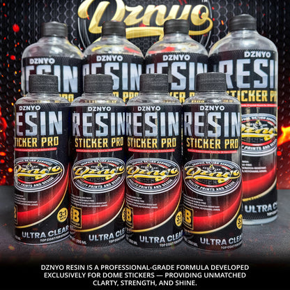 DZNYO Resin Sticker Pro – 3D Dome Sticker Coating Solution