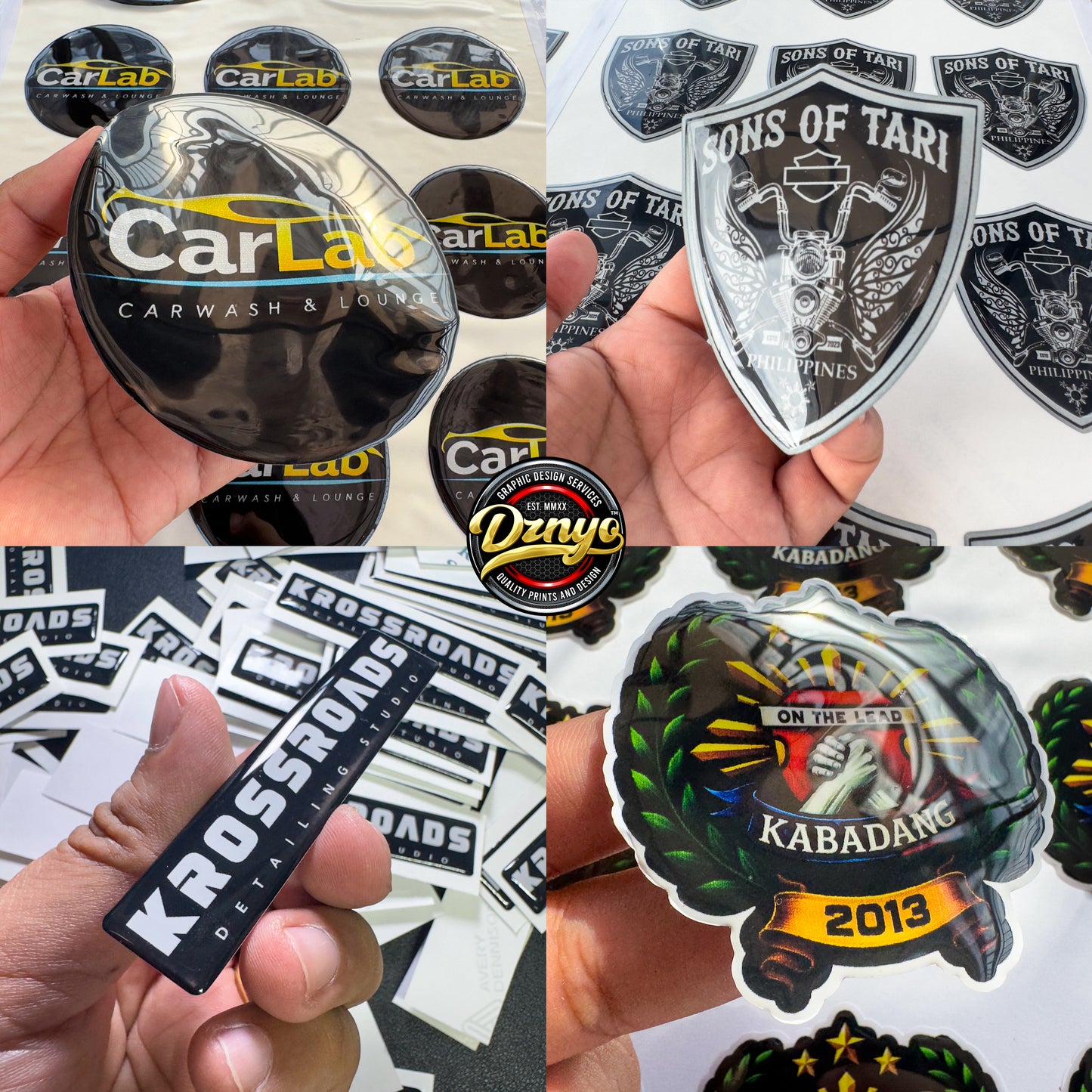 DZNYO Resin Sticker Pro – 3D Dome Sticker Coating Solution