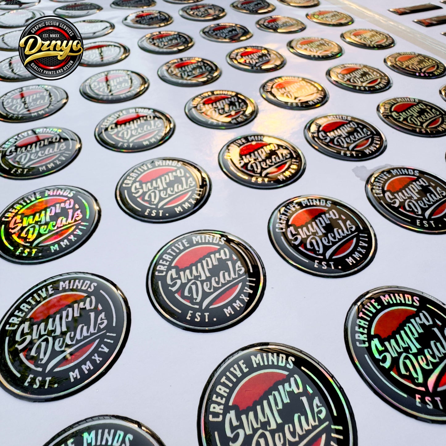 DZNYO Resin Sticker Pro – 3D Dome Sticker Coating Solution