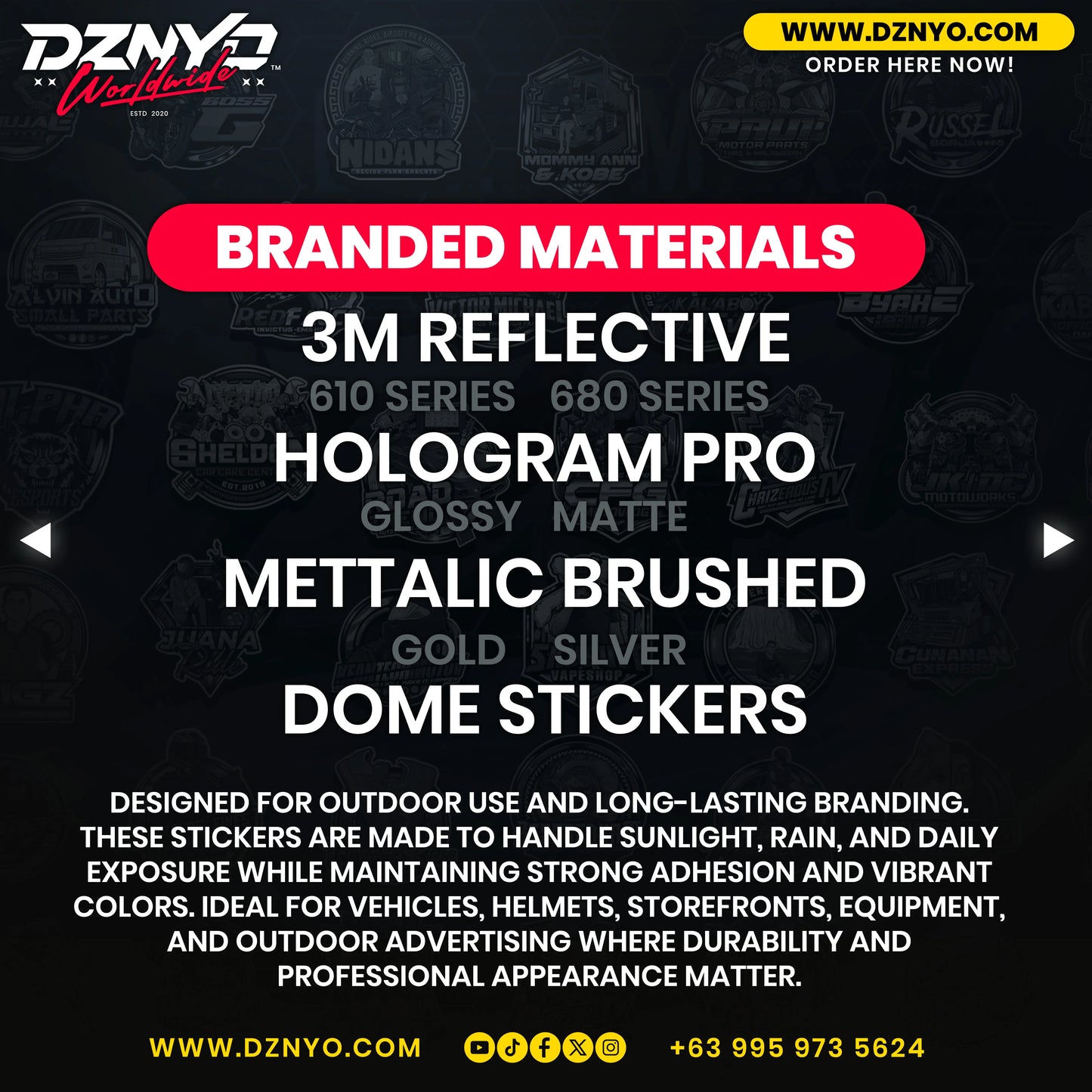 DZNYO Sticker Sample Pack