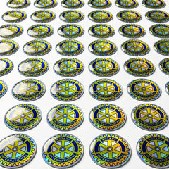 DZNYO Premium 3D Dome Stickers