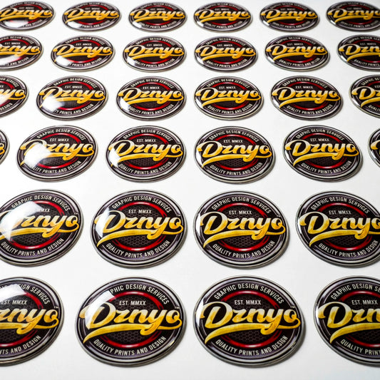 DZNYO Premium 3D Dome Stickers