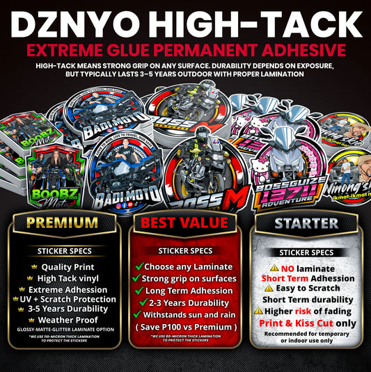 DZNYO High Tack Permanent