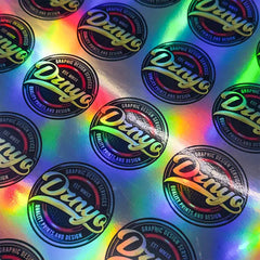 HOLOGRAPHIC CUSTOM STICKER