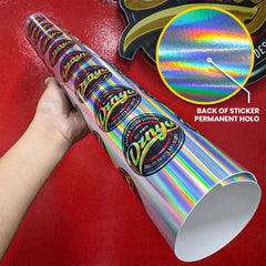 HOLOGRAPHIC CUSTOM STICKER