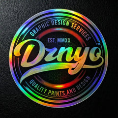HOLOGRAPHIC CUSTOM STICKER