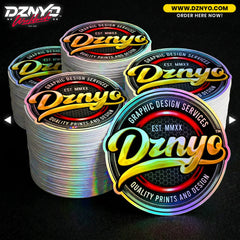 HOLOGRAPHIC CUSTOM STICKER