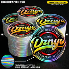 HOLOGRAPHIC CUSTOM STICKER