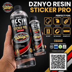 DZNYO Resin Sticker Pro – 3D Dome Sticker Coating Solution