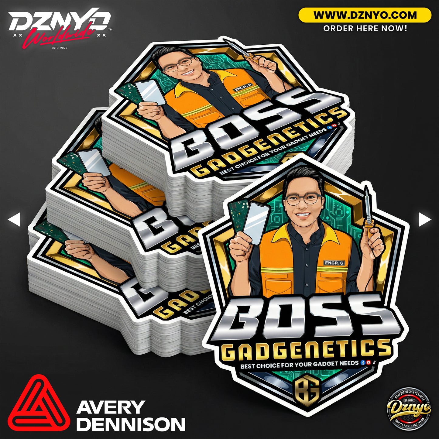 AVERY DENNISON WHITE VINYL