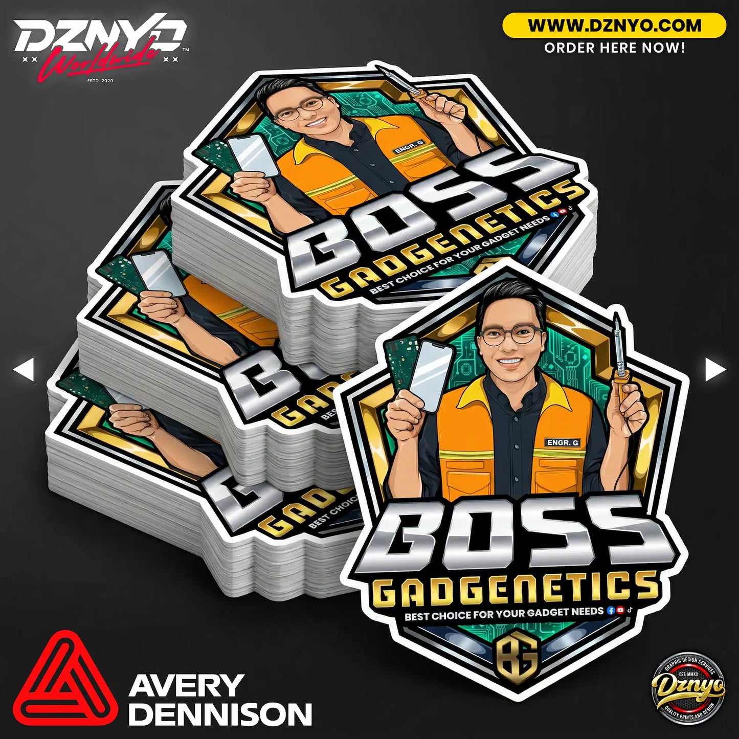 AVERY DENNISON WHITE VINYL