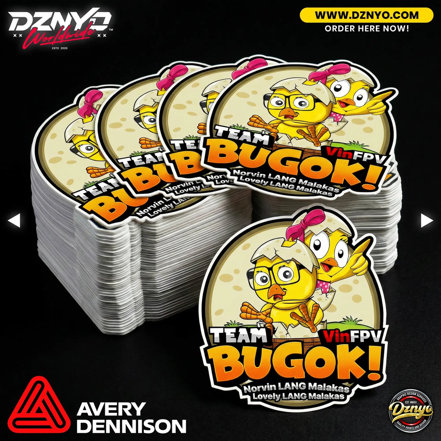 AVERY DENNISON WHITE VINYL