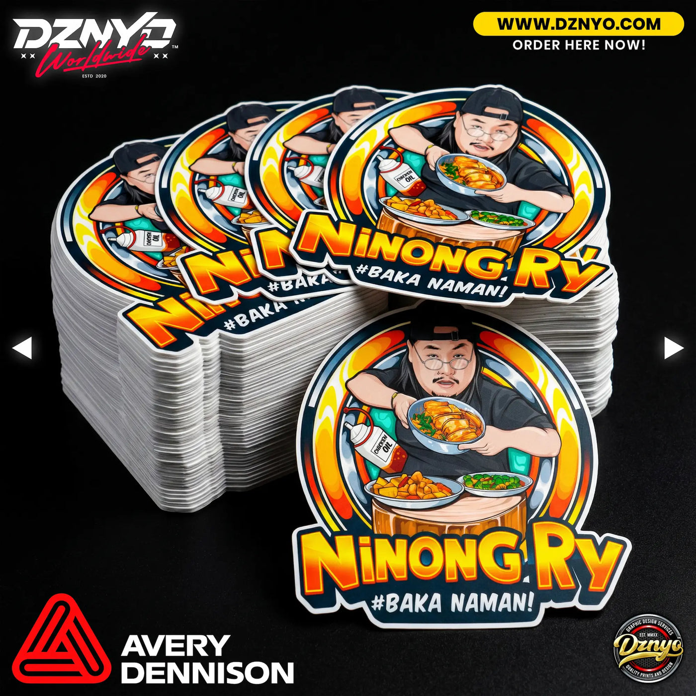 AVERY DENNISON Permanent Die-Cut Stickers
