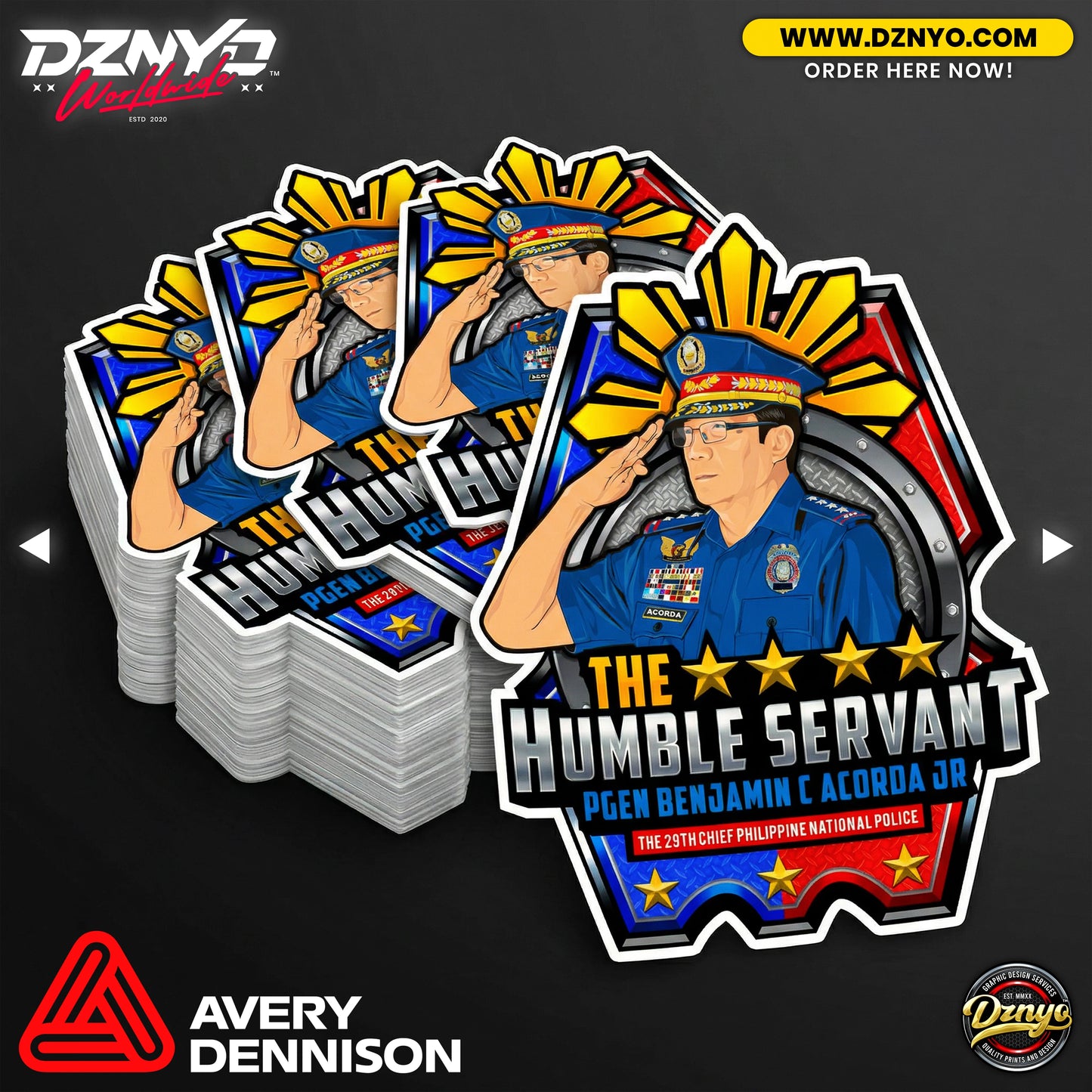 AVERY DENNISON WHITE VINYL