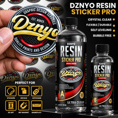 DZNYO Resin Sticker Pro – 3D Dome Sticker Coating Solution